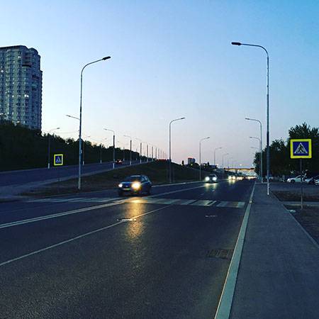 Сотрудники ПАО "Волгоградоблэлектро" обеспечили подачу напряжения на построенный участок системы освещения 0-й продольной магистрали