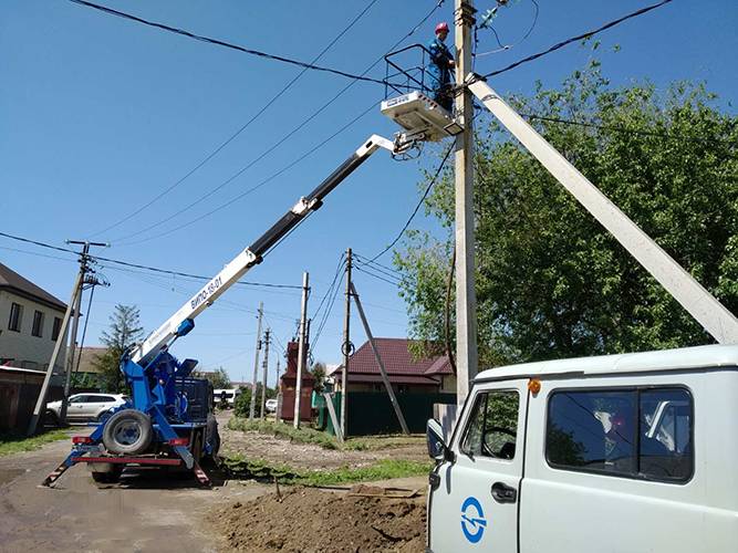 Энергетики восстановили электроснабжение  в городе Краснослободске после сильного дождя с грозой ⠀