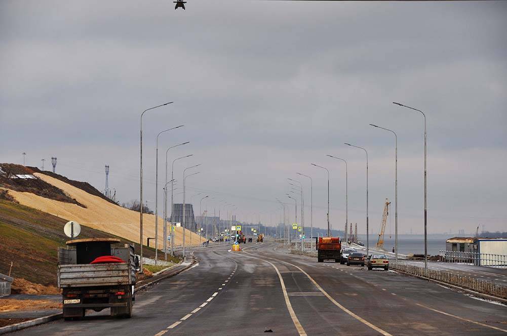 Завершено строительство системы освещения 0-й продольной магистрали Волгограда 